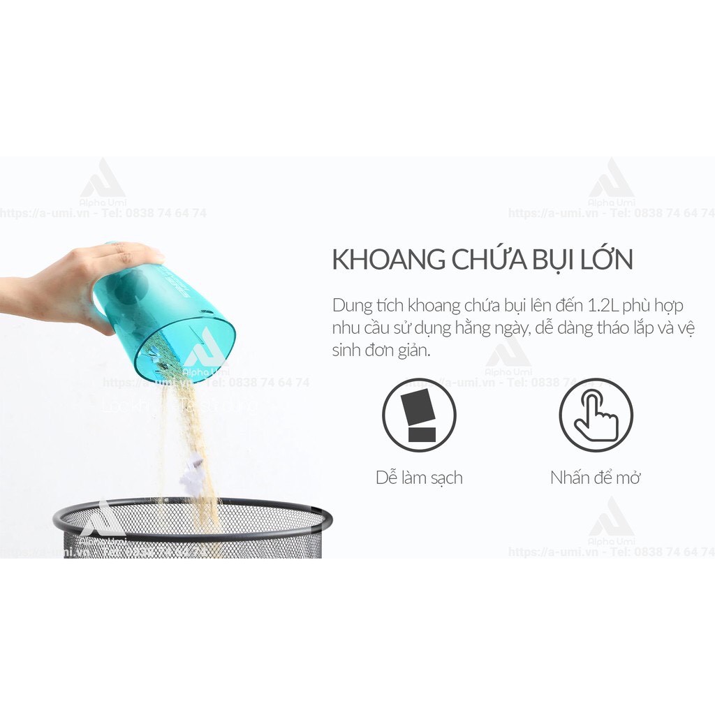 Máy Hút Bụi Cầm Tay Deerma Vacuum Cleaner - DX118C - Hàng chính hãng - BH 12 tháng