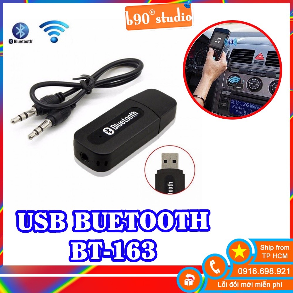 🔥 GIÁ SỈ 🔥 USB bluetooth BT-163 Biến Loa Thường Thành Loa Bluetooth