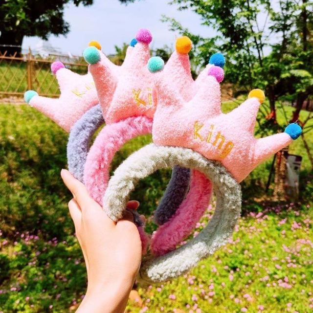 Bờm Tóc/ Cài Tóc Vương Miện Siêu Cute