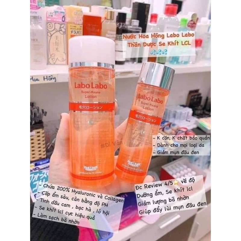 (video mua hàng)Nước Hoa Hồng Dr.Ci Labo Labo Super-Keana Lotion Nhật Bản 200ml