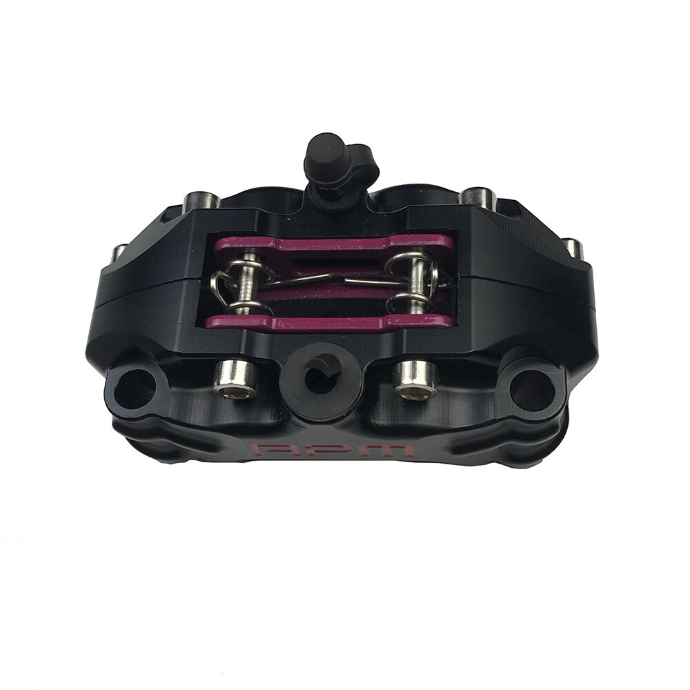 Phanh xe máy calibre 4 piston 220 200mm universal 82mm gắn xuyên tâm cho dirtbike pitbike dio pcx125 ltz400