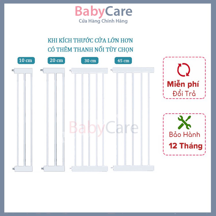 FREESHIP - Thanh Chắn Cửa - Thanh Chắn Cầu Thang Không Khoan Tường Bảo Vệ Cho Bé - BabyCare