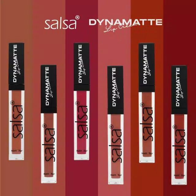 (hàng Mới Về) Son Kem Lì Trang Điểm Môi Salsa Dyna Matte