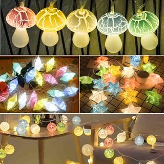 Dây đèn LED Trang Trí Với Nhiều Hình Dáng Dễ Thương Khác Nhau 3M 20 Đèn (Dùng Pin)