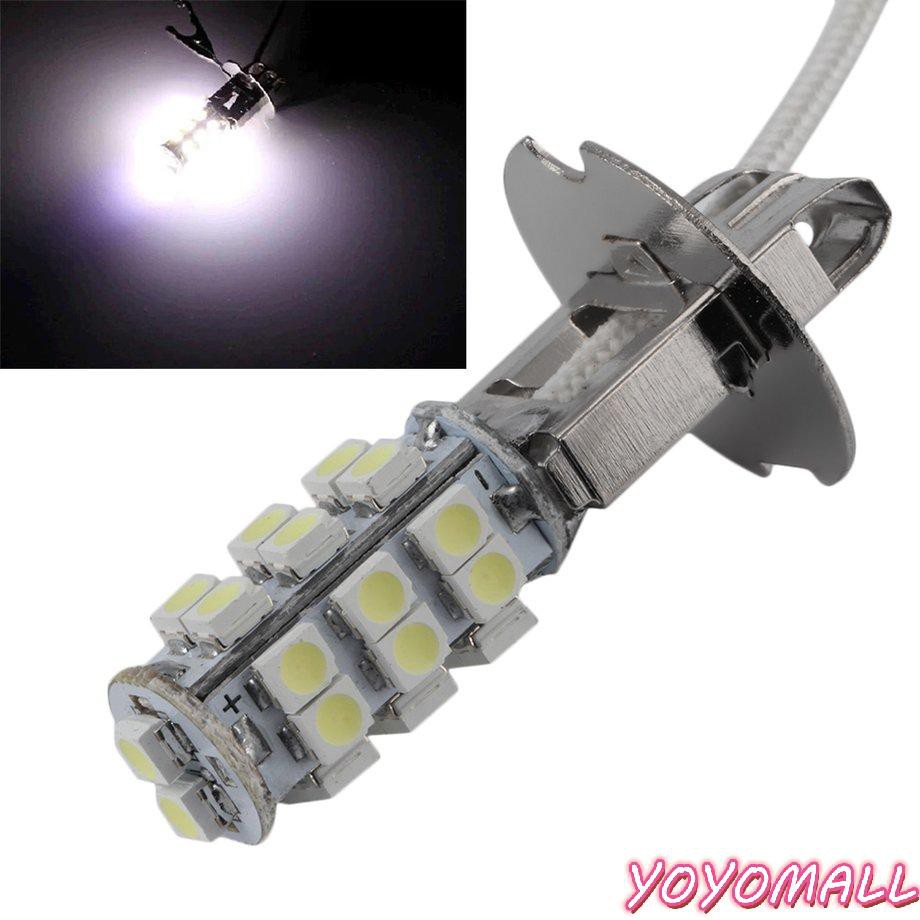 Bóng Đèn Pha H3 3528 Smd 26 Led 6000k 5w Cho Xe Hơi