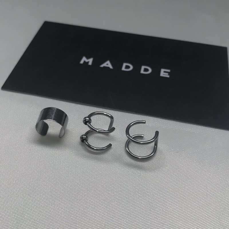 Khuyên kẹp vành tai thép - Titan Madde / khuyên kẹp không cần lỗ xỏ