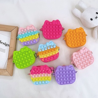 TÚI XÁCH POPIT KITTY ĐEO CHÉO CÓ DÂY NHIỀU MÀU SẮC [{ĐA DẠNG},{PHONG PHÚ} DÙNG [{ĐỰNG TIỀN},{SON MÔI}