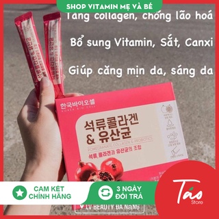 Collagen lựu đỏ hàn quốc 30 gói chính hãng - bột collagen lựu úc
