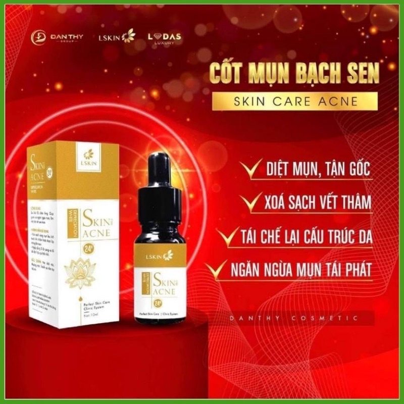Cốt mụn bạch sen lskin Đan Thy chính hãng