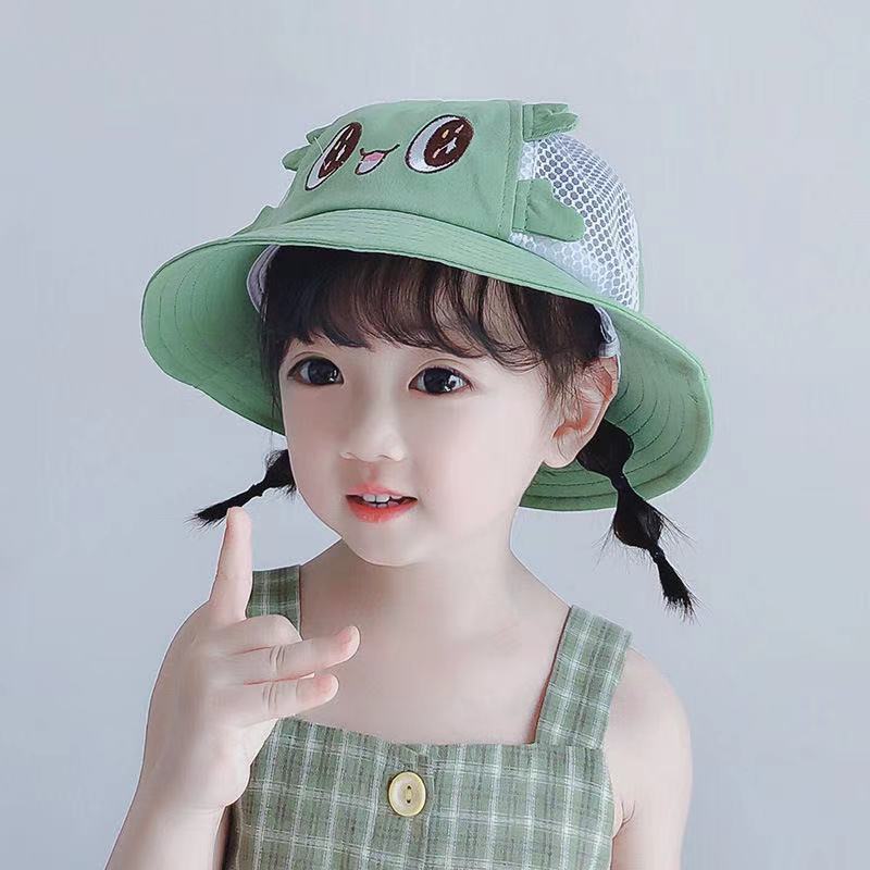 Mũ Rộng Vành Chống Nắng Kiểu Hoạt Hình Ngộ Nghĩnh Đáng Yêu Dành Cho Bé