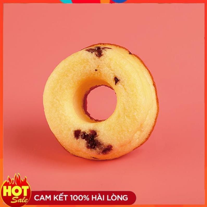 [1 Cái] Bánh Bông Lan Donut Sữa Tươi Cherry Đài Loan - (Date:06 tháng)