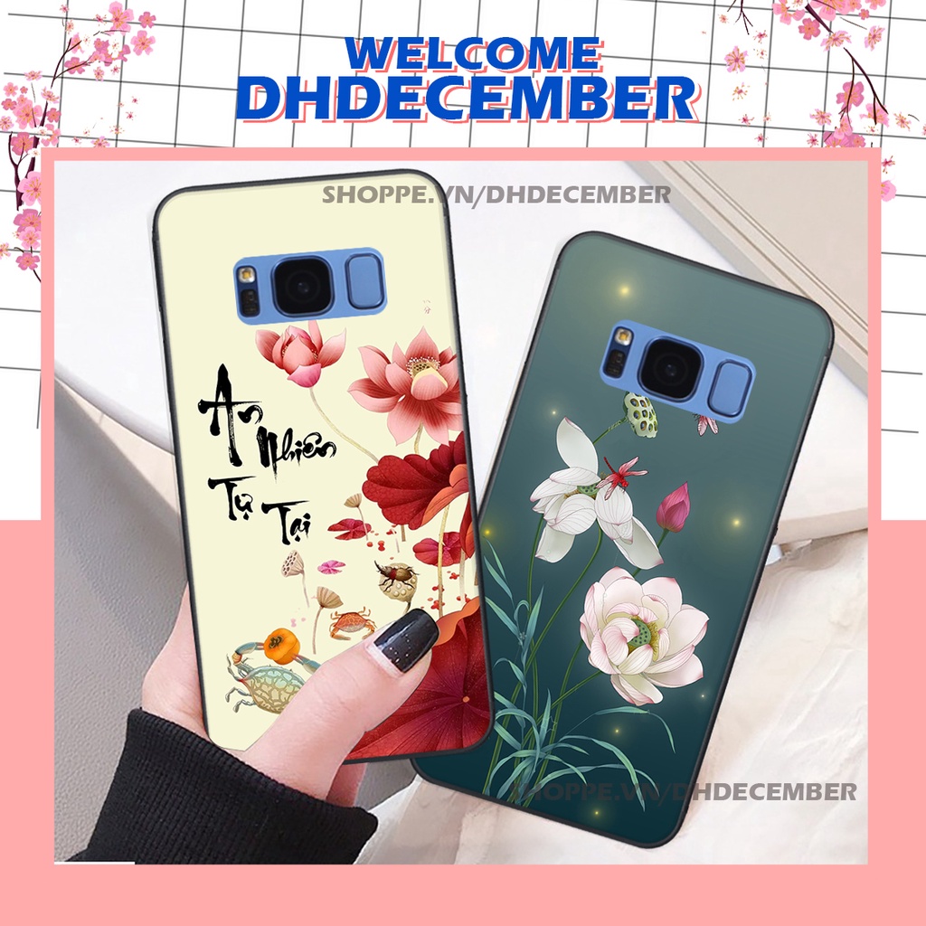 Ốp lưng Samsung Galaxy S8 / S8 PLUS in hình thư pháp tâm an vạn sự an ,mã đáo thành công SIÊU CHẤT