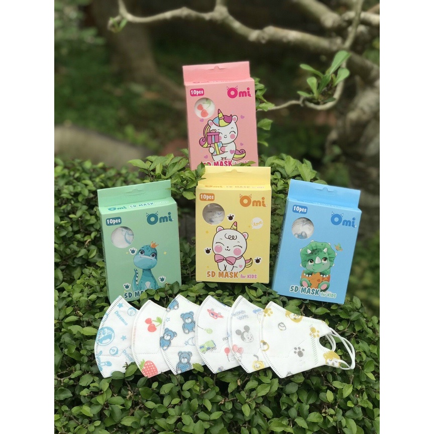 Khẩu trang trẻ em sét 5 chiếc - 10 chiếc