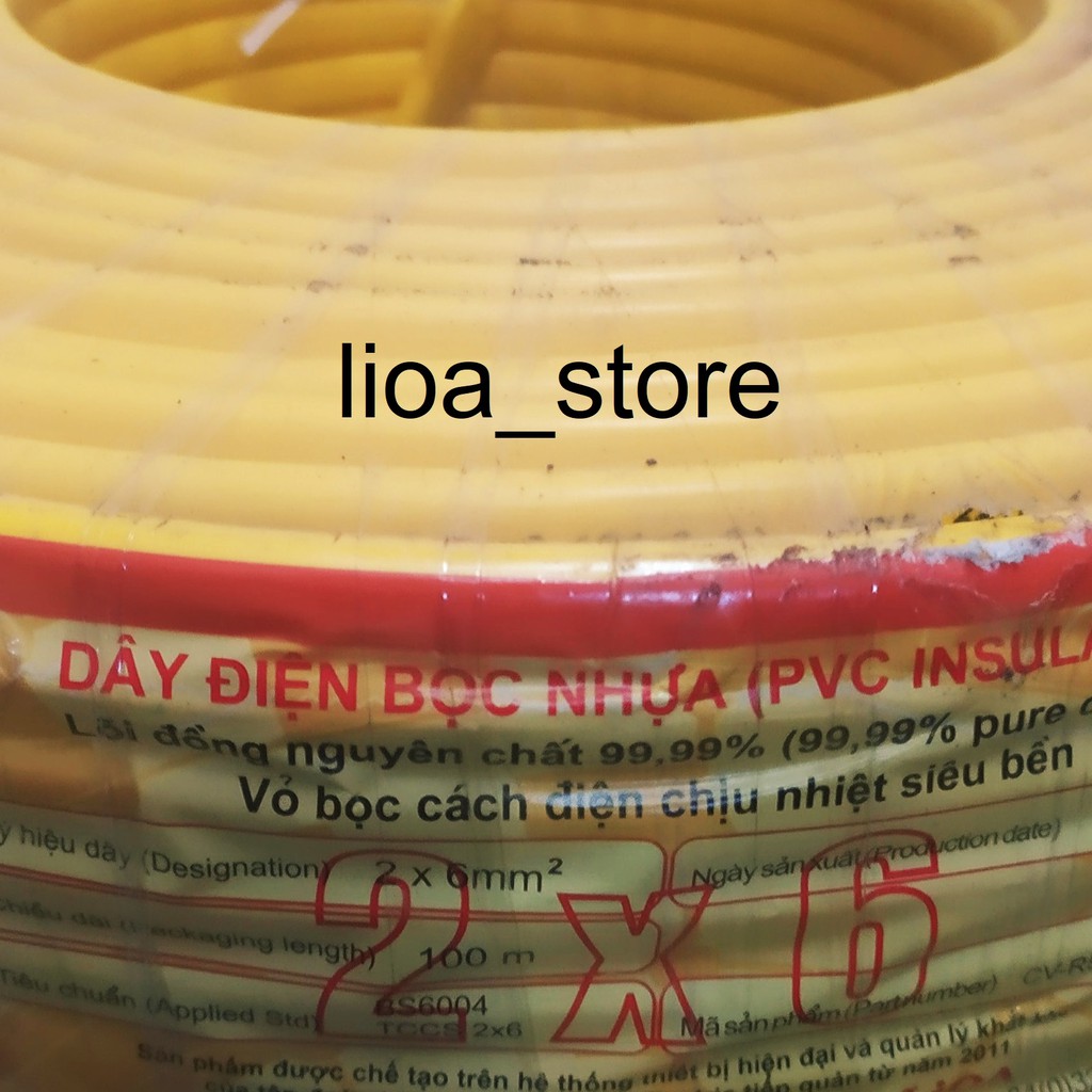 DÂY ĐÔI(DÂY DẸT) RUỘT MỀM 2X6 - LiOA