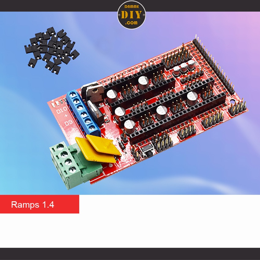 Mạch điều khiển máy in 3D Ramps 1.4 và bản nâng cấp
