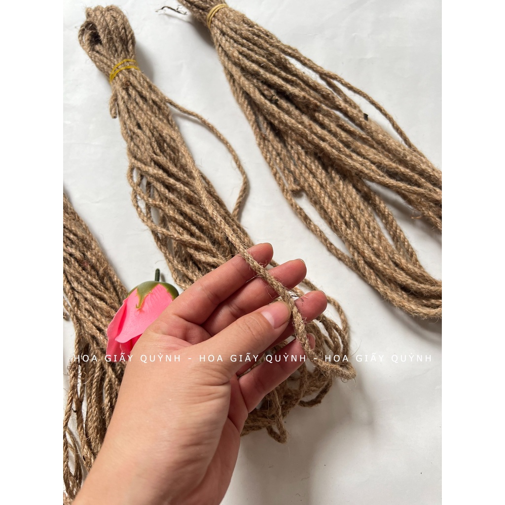 Bó 10m dây thừng 2mm/2.5mm/3mm/4mm