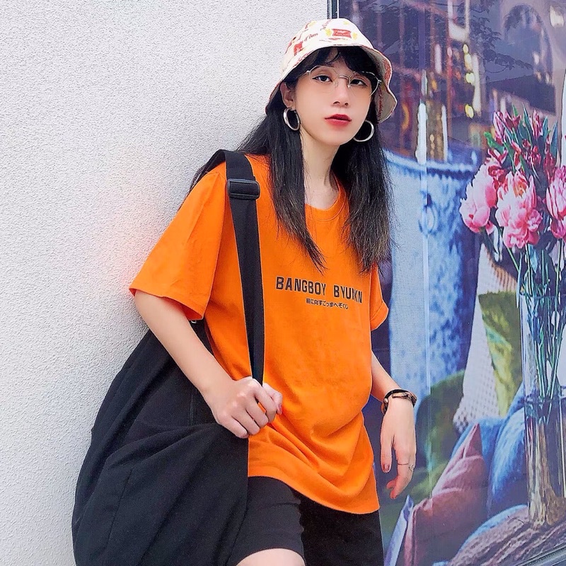 Áo thun Nelly màu Cam size L XL