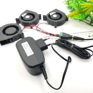 Bộ Quạt Hút Mùi 12V 6CM Tản Nhiệt (Làm Mát Điện Thoại, Bể Cá, Thú Nuôi)🍀Quạt Sên Quạt Sò Siêu Êm Mini