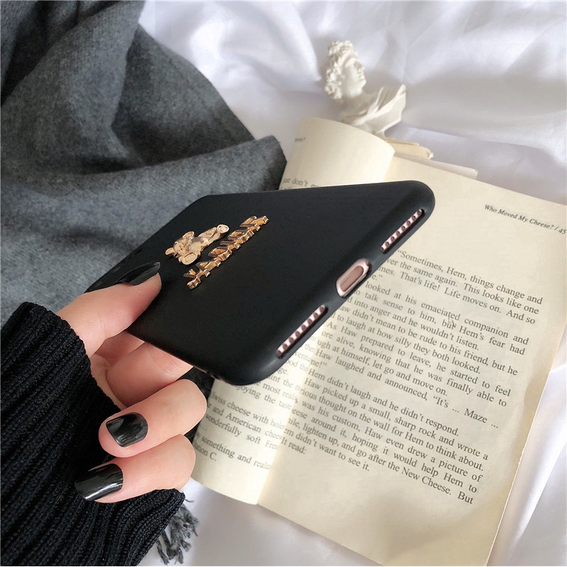 Teddy bear Case for Samsung s10 s9 s9plus s8 s8plus s7 S6 S5 s20 s20ultra cover case note8 note9 note10plus casing n950 n920 N960 G960 G965 G925 Silicone Fashion Tide