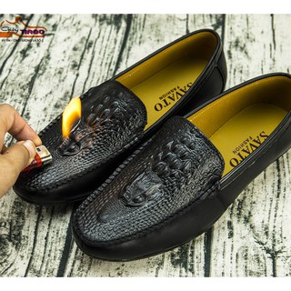 [hot] giày mọi, giày lười nam da bò