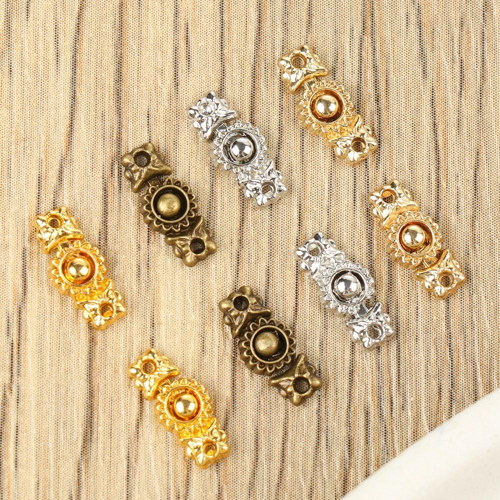 Set 10 Nút Thắt Lưng Mini Bằng Kim Loại Chất Lượng Cao