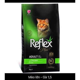 Hạt thức ăn cho mèo Reflex Plus BAO 1,5Kg