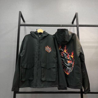 [FREE SHIP ĐƠN 99K] Áo Khoác Dù Off Lửa