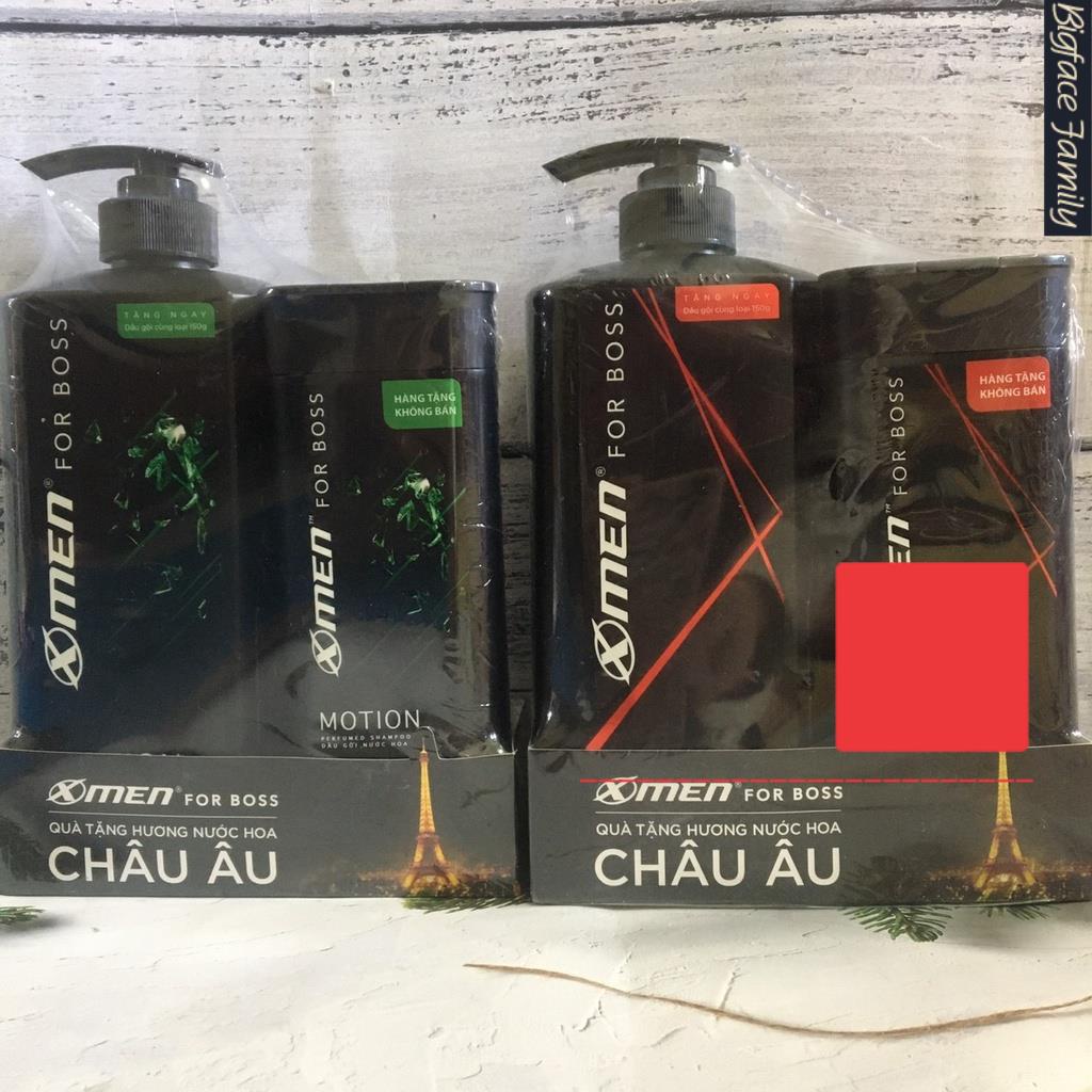 Dầu gội hương nước hoa xmen for boss 650g tặng kèm sữa tắm 150g