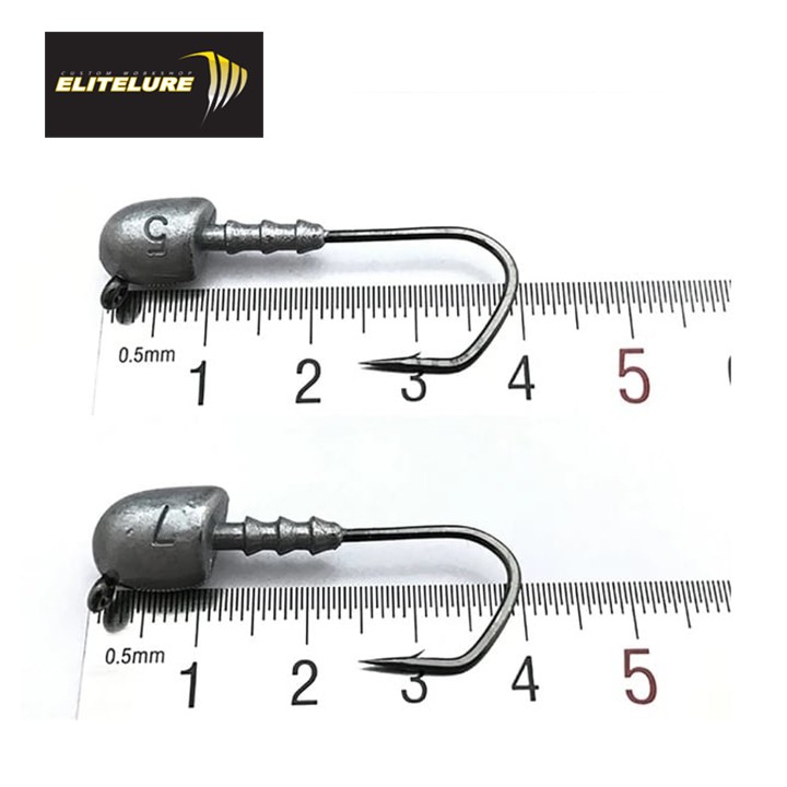 Lưỡi câu cá Jig head Elitelure BANKOTSU Hita Lure