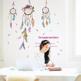Decal dán trang trí tường phòng ngủ Dreamcatcher - decalhcm