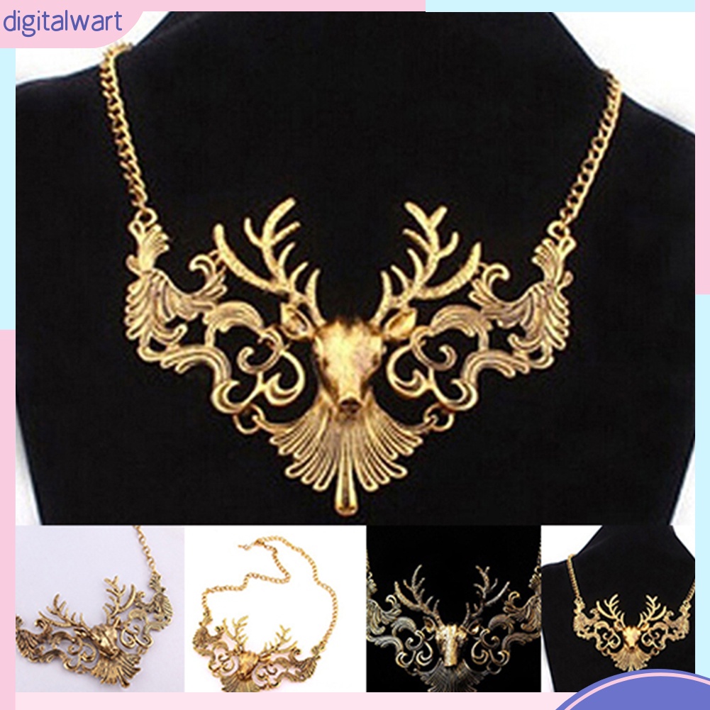 Dây Chuyền Hình Đầu Hươu Xinh Xắn Dành Cho Nữ