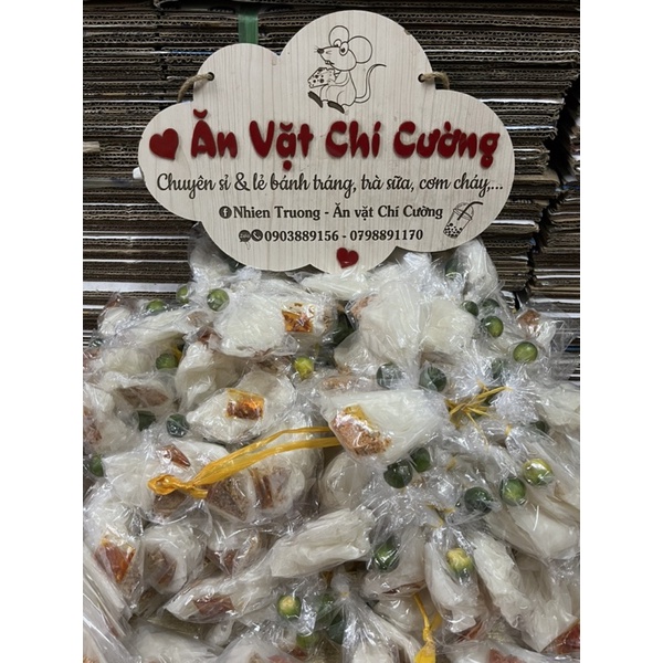 Bánh tráng xâu vò dẻo phơi sương