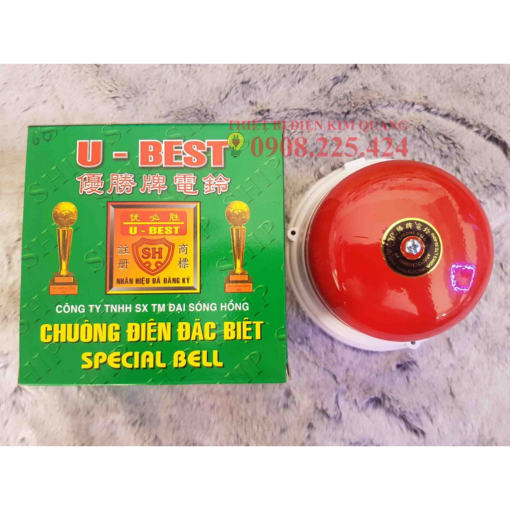 Chuông điện 3inch/4inch/6inch cho nhà thờ/trường học/nhà xưởng báo động 220V 50-60Hz