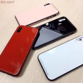 Ốp lưng iphone X/XS lưng kính cường lực viền dẻo hiệu sulada