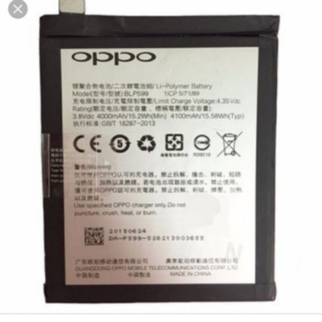 Thay pin OPPO BLP599 (4100mAh)/ OPPO R7 Plus