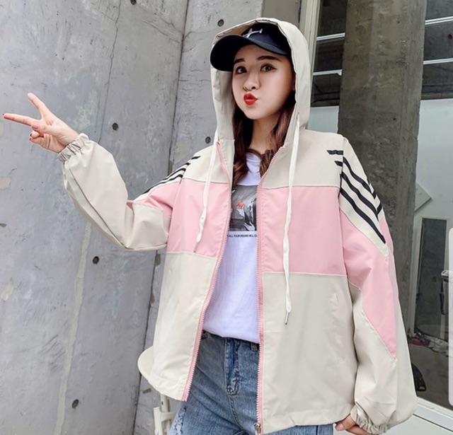 ÁO KHOÁC GIÓ PHỐI KẺ ĐEN 3 MÀU SIÊU ĐẸP | BigBuy360 - bigbuy360.vn