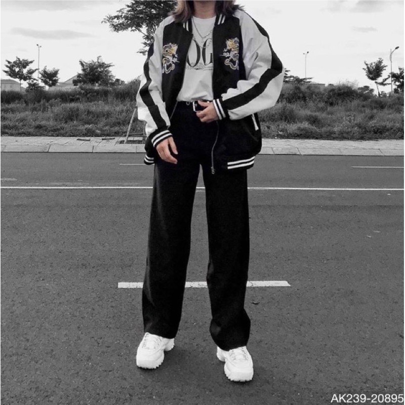 🔥𝐆𝐈𝐀́ 𝐒𝐈̉🔥 239 Áo Khoác Bomber Rồng Siêu Hottrend Hàng Unisex | BigBuy360 - bigbuy360.vn