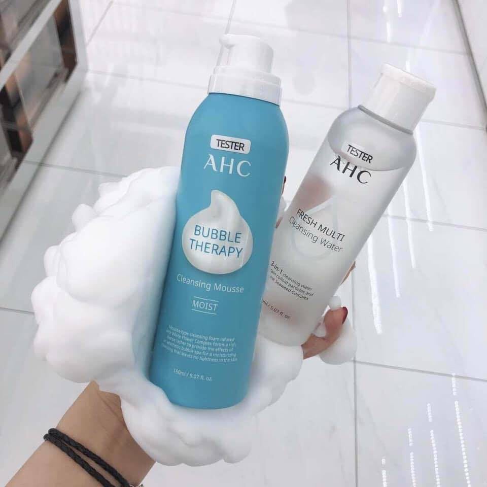 Nước Tẩy Trang AHC Fresh Multi + Sữa Rửa Mặt Tạo Bọt AHC 150ml