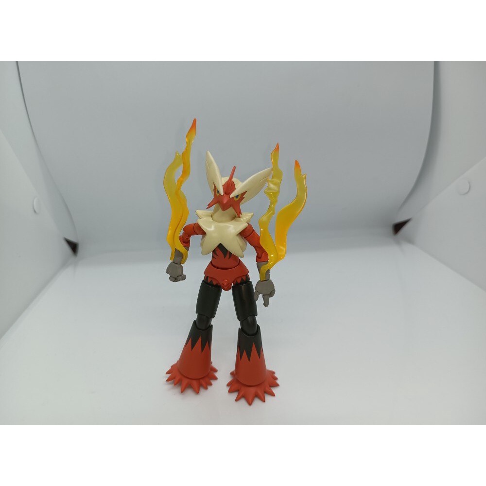 Đồ Chơi Mô Hình Nhân Vật MEGA Evolution Blaziken Trong Pokemon SHF Bằng PVC N4XY