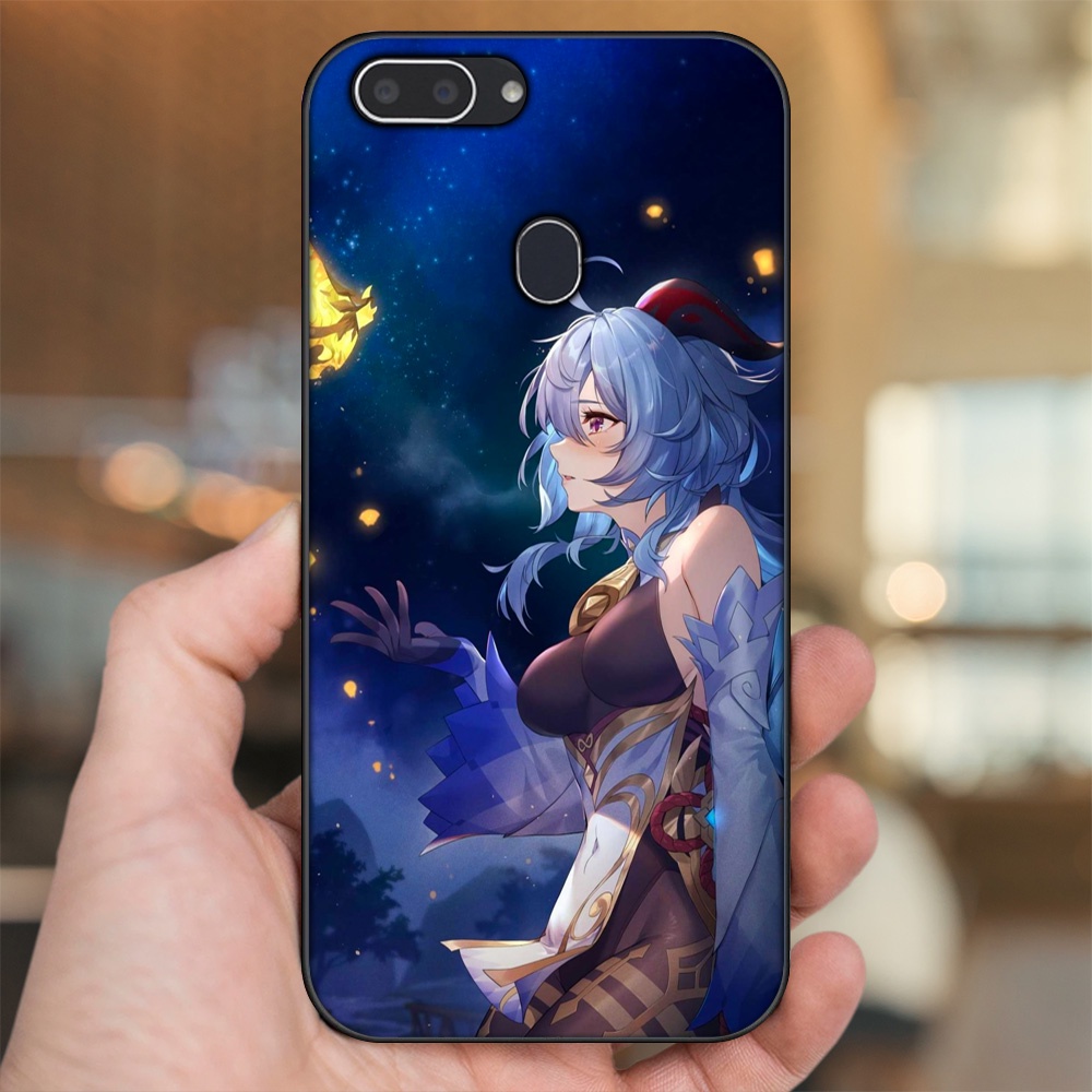 Ốp lưng Realme 2 viền đen in hình Ganyu Genshin Impact