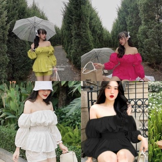 Ms: SP011252 Sét áo trễ vai quần sort bigsize Kim Ngân 50 kg đến 90 kg (M?L/XL/XXL)