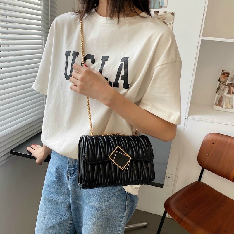 Túi Xách Nữ Đeo Chéo Thời Trang, Túi Nữ Khoá Vuông