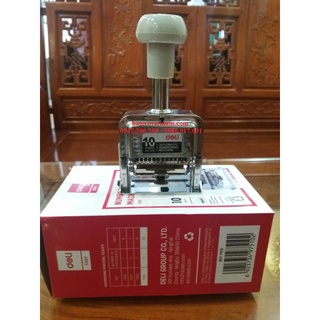 Dấu nhảy số tự động 10 số Deli 7510 dùng đóng số thứ tự,đánh số trang... Máy đóng số nhảy CHÍNH HÃNG
