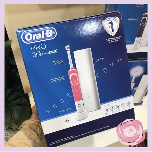 Bàn chải điện Oral B Pro 100 Polish Power Tooth