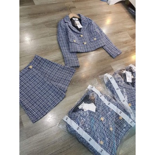 Bộ vest dạ MNG chất dạ cao cấp, mềm mại