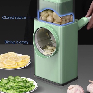 Máy Thái Lát Rau Củ Đa Năng Kèm 6 Lưỡi Dao Cắt - Thái Lát Bào Cắt Củ Quả hàng loại 1