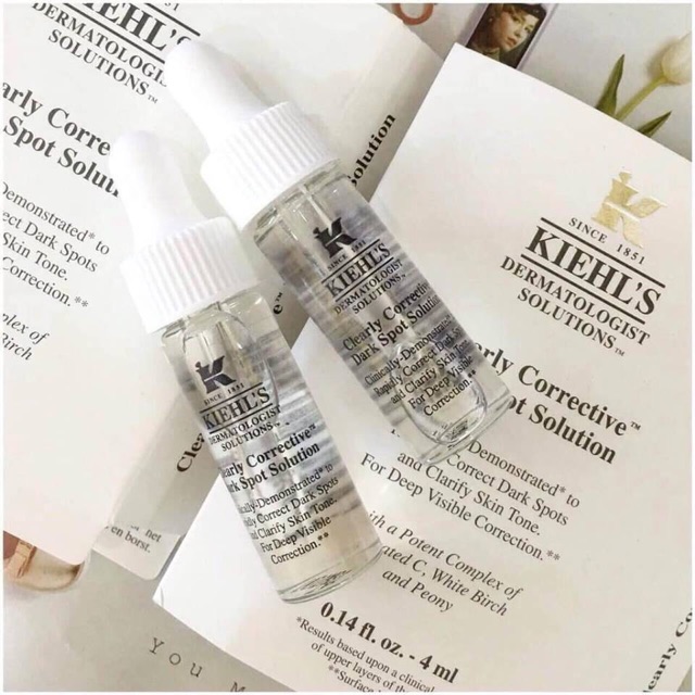 Tinh chất trắng da, thâm nám Kiehl’s Clearly Corrective Dark Spot Solution 4ml/ Serum Kiehls | BigBuy360 - bigbuy360.vn