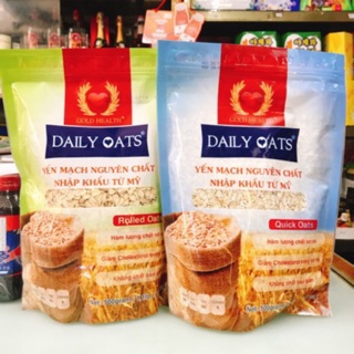 YẾN MẠCH NGUYÊN CHẤT DAILY OATS GOOD HEALTH 500G