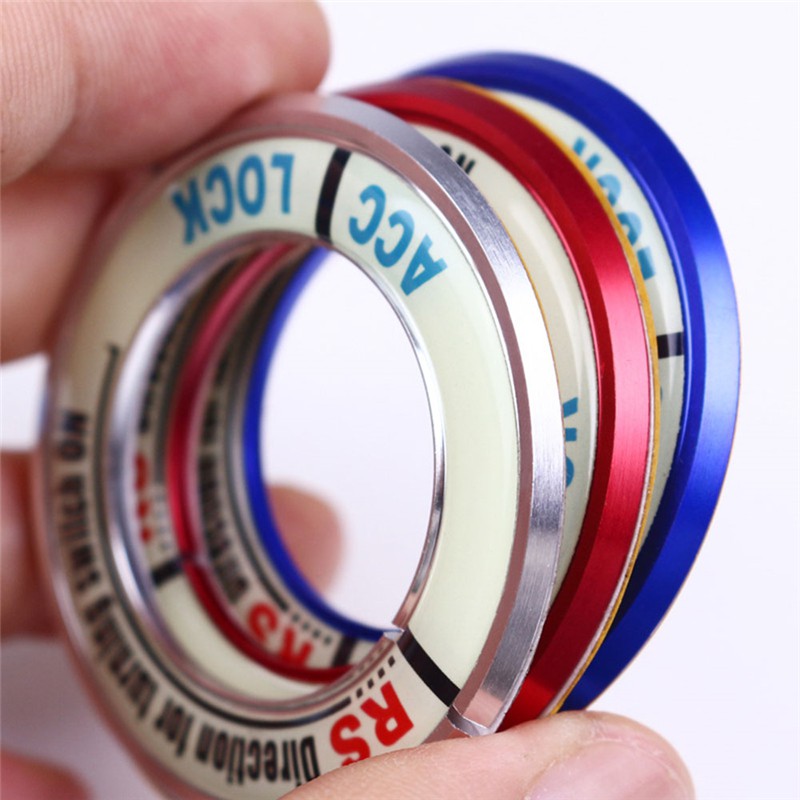 Vòng trang trí lỗ chìa khóa xe dạ quang với họa tiết Ford co xe hơi Chevrolet