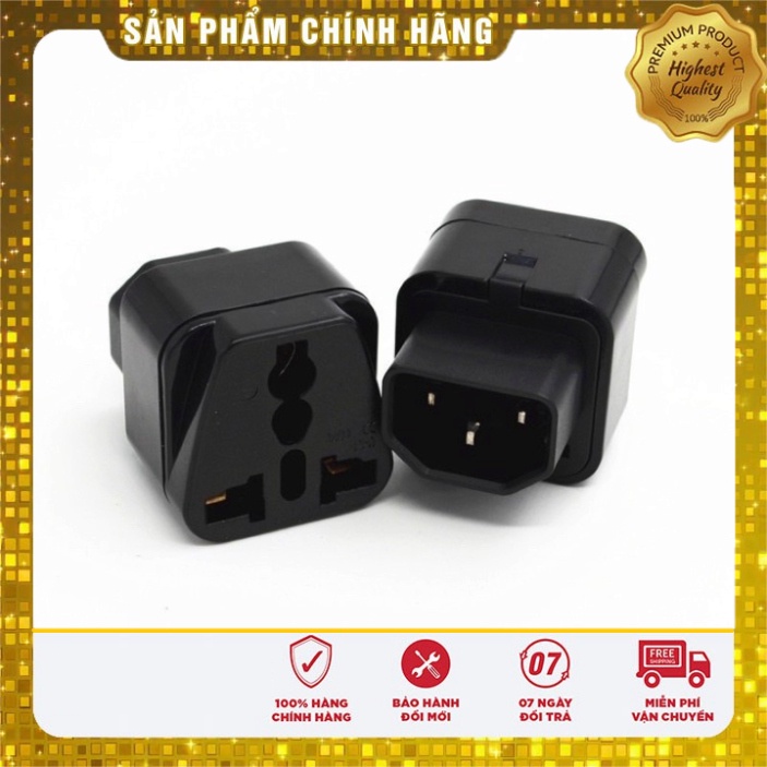 💥Đầu phích bộ ổ chuyển C13 10A 250V IEC320-C14 UPS PDU sang ổ điện 2 hoặc 3 chấu